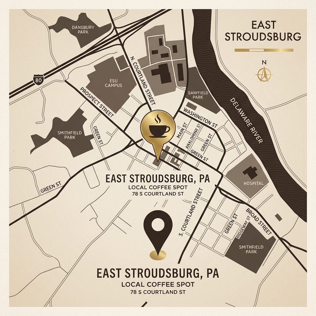 Map Location of The Morning Brew